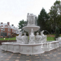 Outdoor Large Three Beauty Marble Stone fountain statue